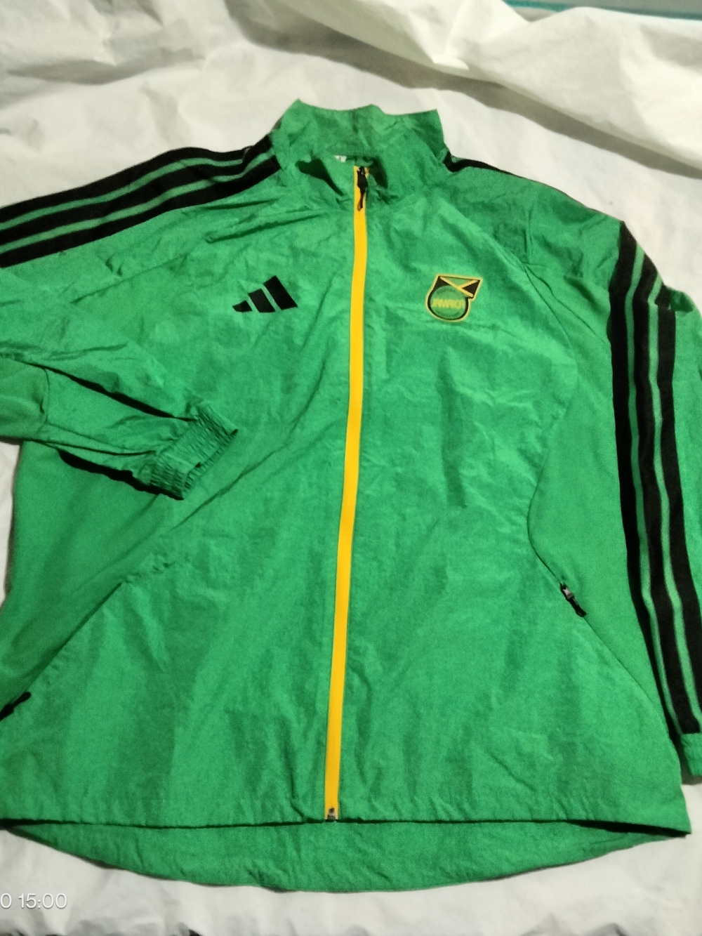 Adidas Jamaica x Bob Marley Home Anthem Jacket Men’s Size XL Vivid Green JV8195